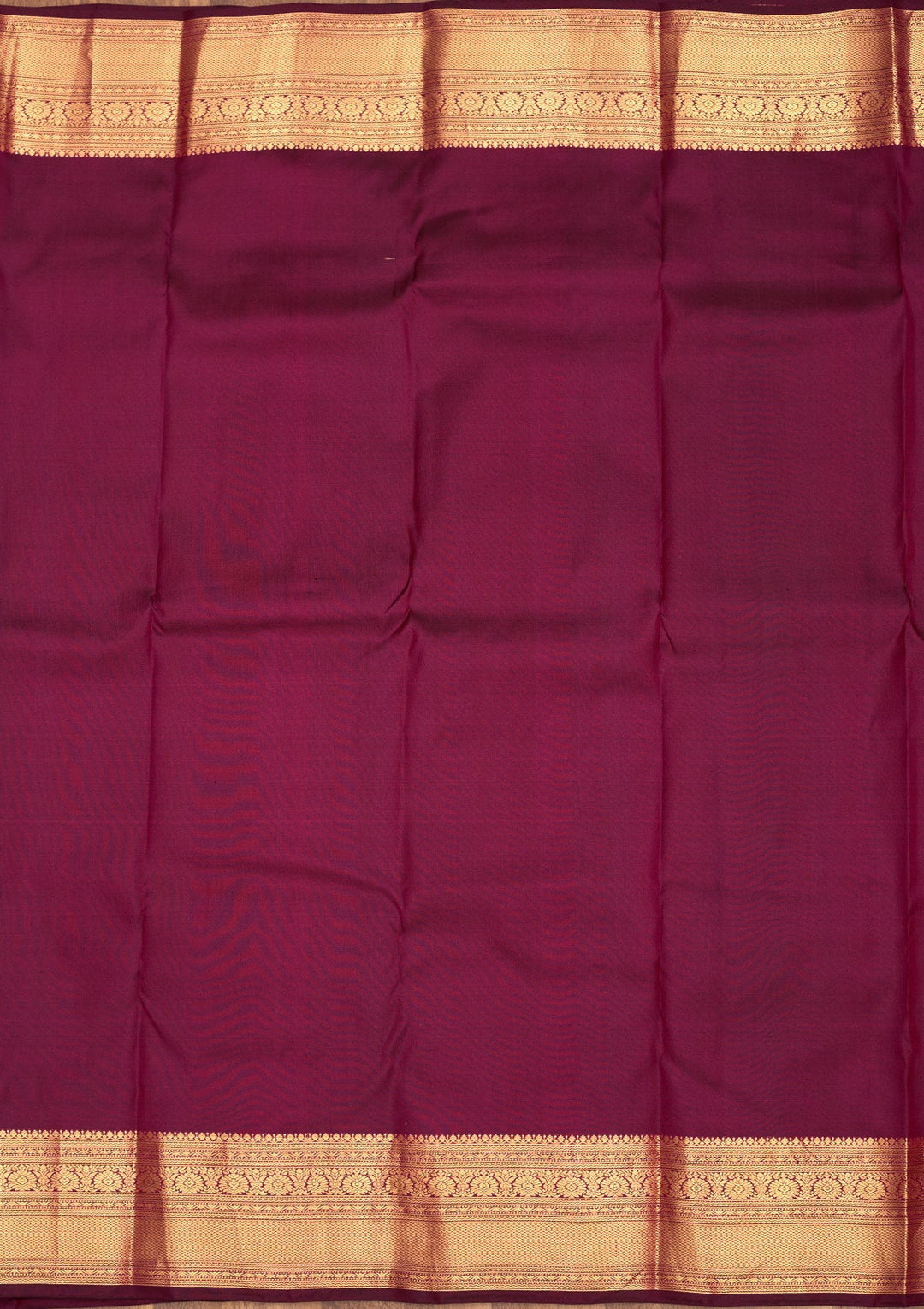 Purple Zariwork Pure Silk Saree-Koskii