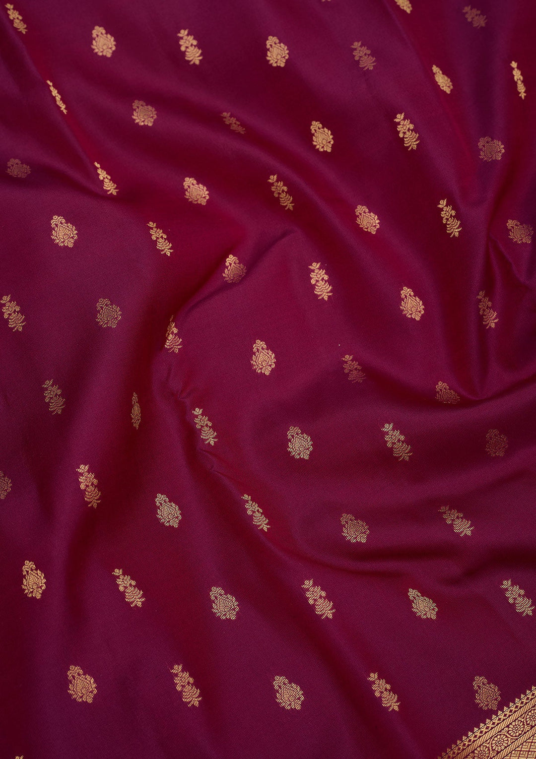 Purple Zariwork Pure Silk Saree-Koskii