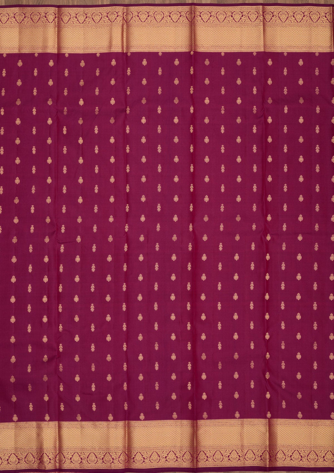 Purple Zariwork Pure Silk Saree-Koskii