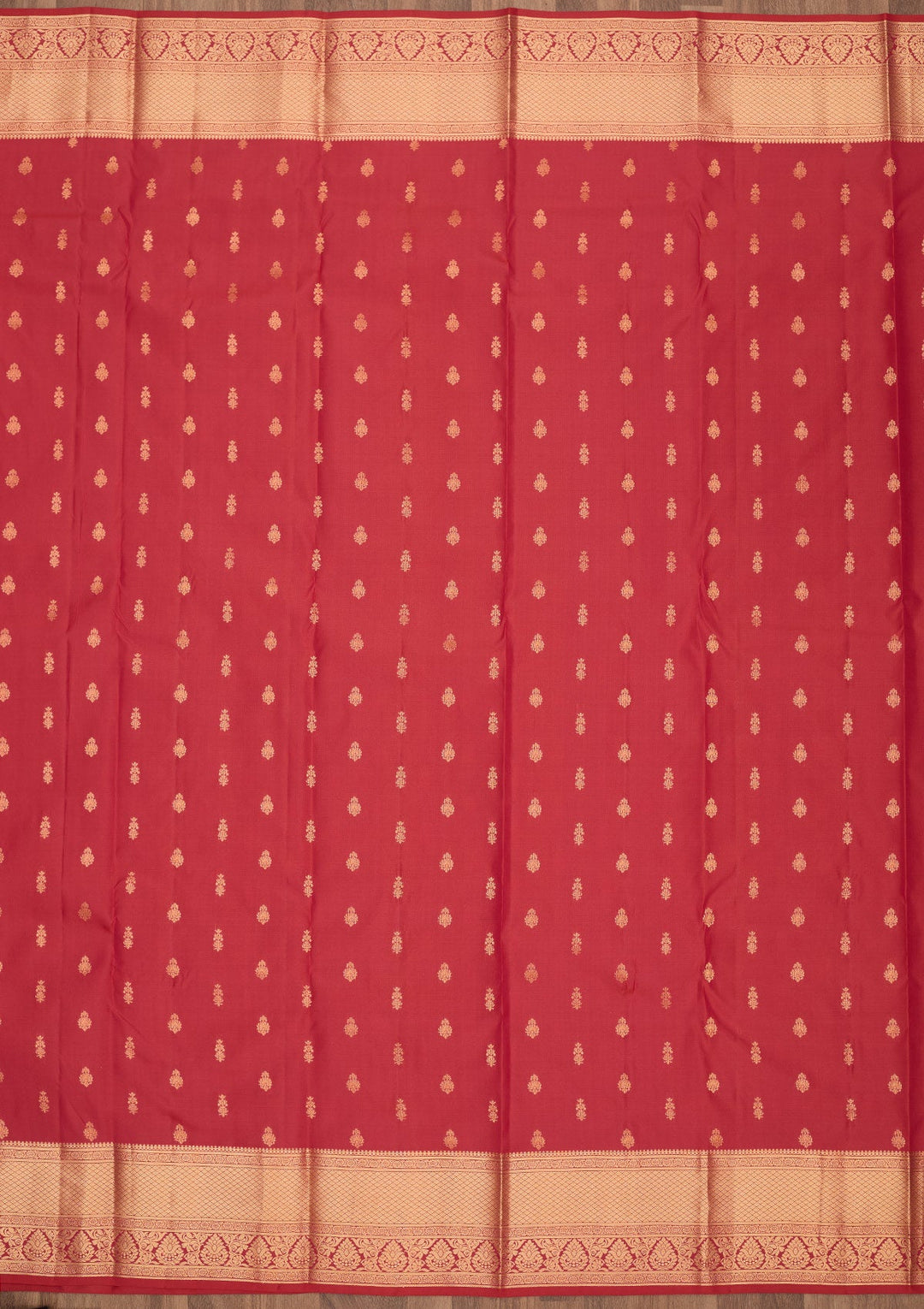 Rani Pink Zariwork Pure Silk Saree-Koskii