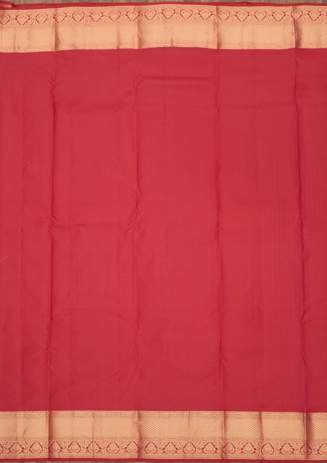 Rani Pink Zariwork Pure Silk Saree-Koskii