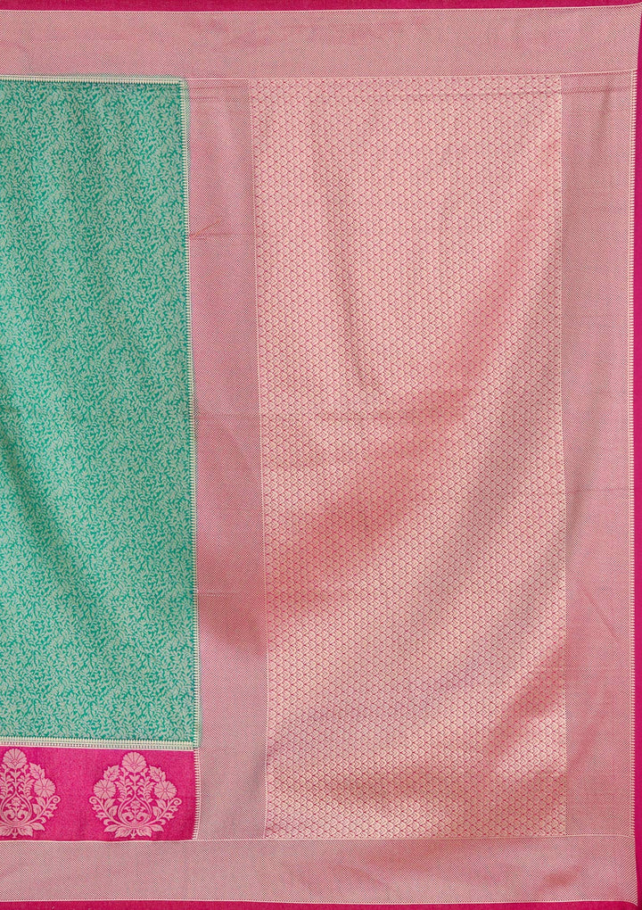 Wine Threadwork Silk Saree-Koskii