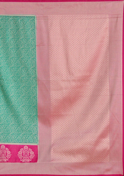 Wine Threadwork Silk Saree-Koskii