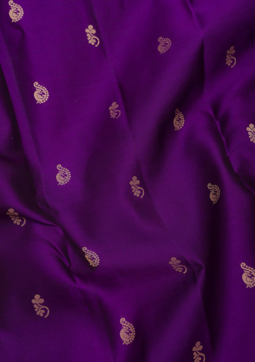 Purple Zariwork Pure Silk Saree-Koskii
