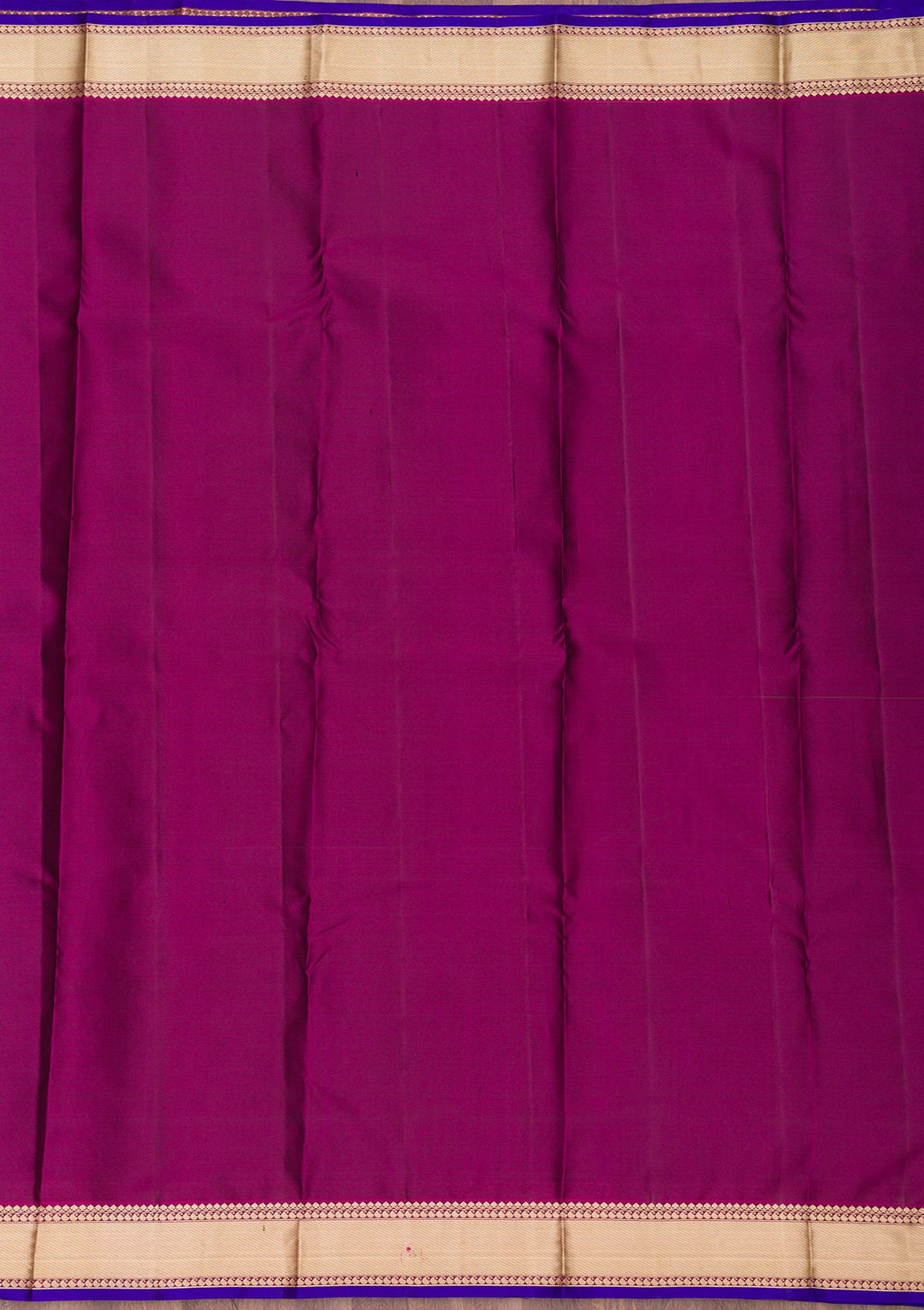 Purple Zariwork Pure Silk Saree-Koskii