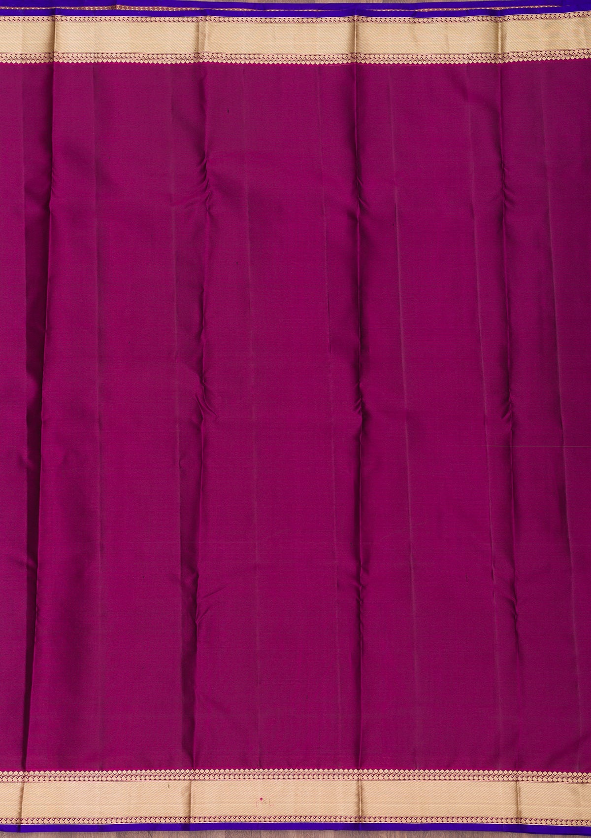 Purple Zariwork Pure Silk Saree-Koskii