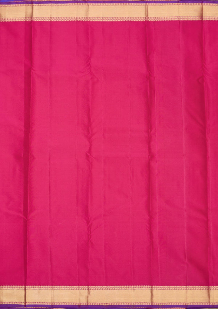 Red Zariwork Pure Silk Saree-Koskii