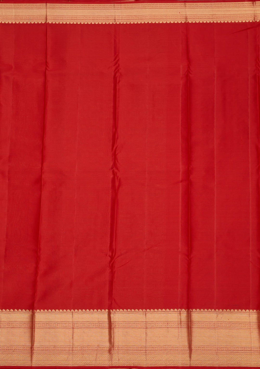 Red Zariwork Pure Silk Saree-Koskii
