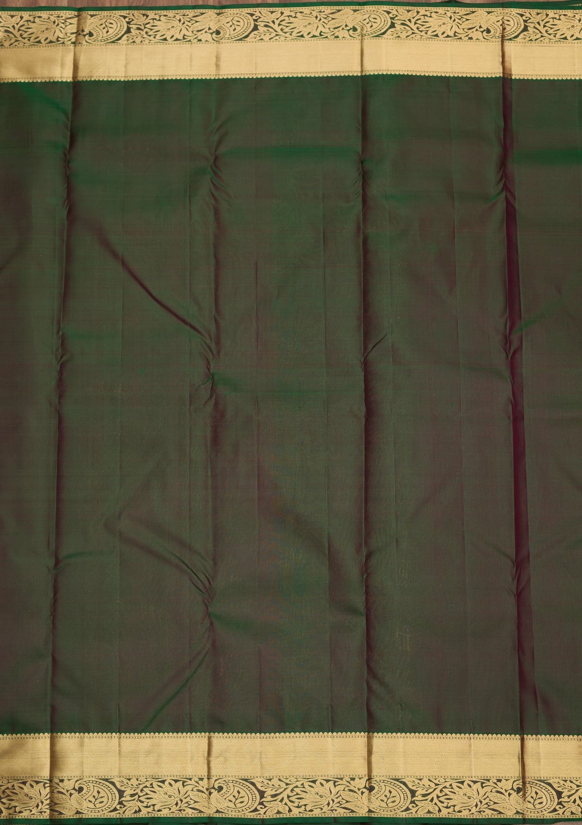 Wine Zariwork Pure Silk Saree-Koskii