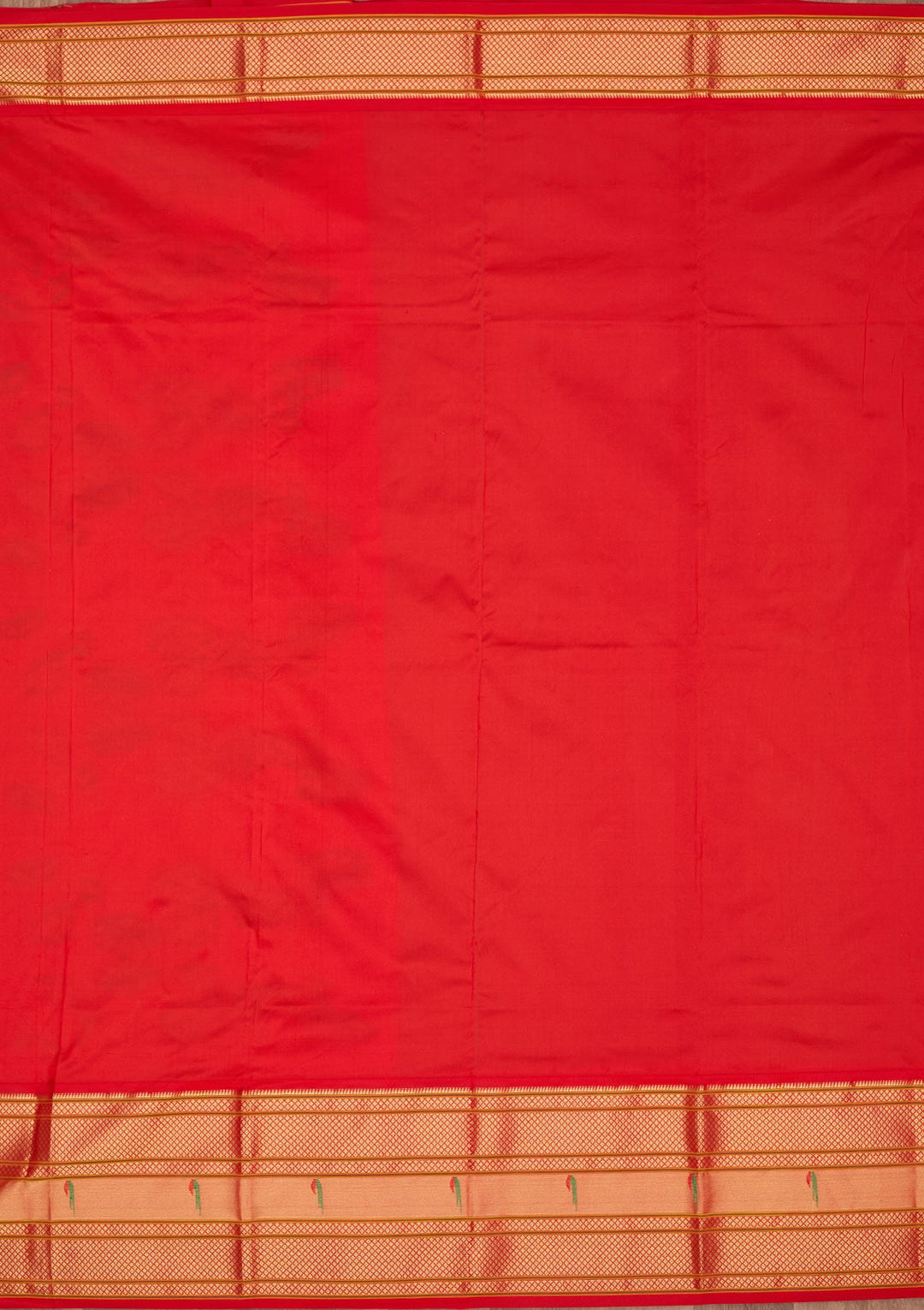 Green Zariwork Pure Silk Saree-Koskii