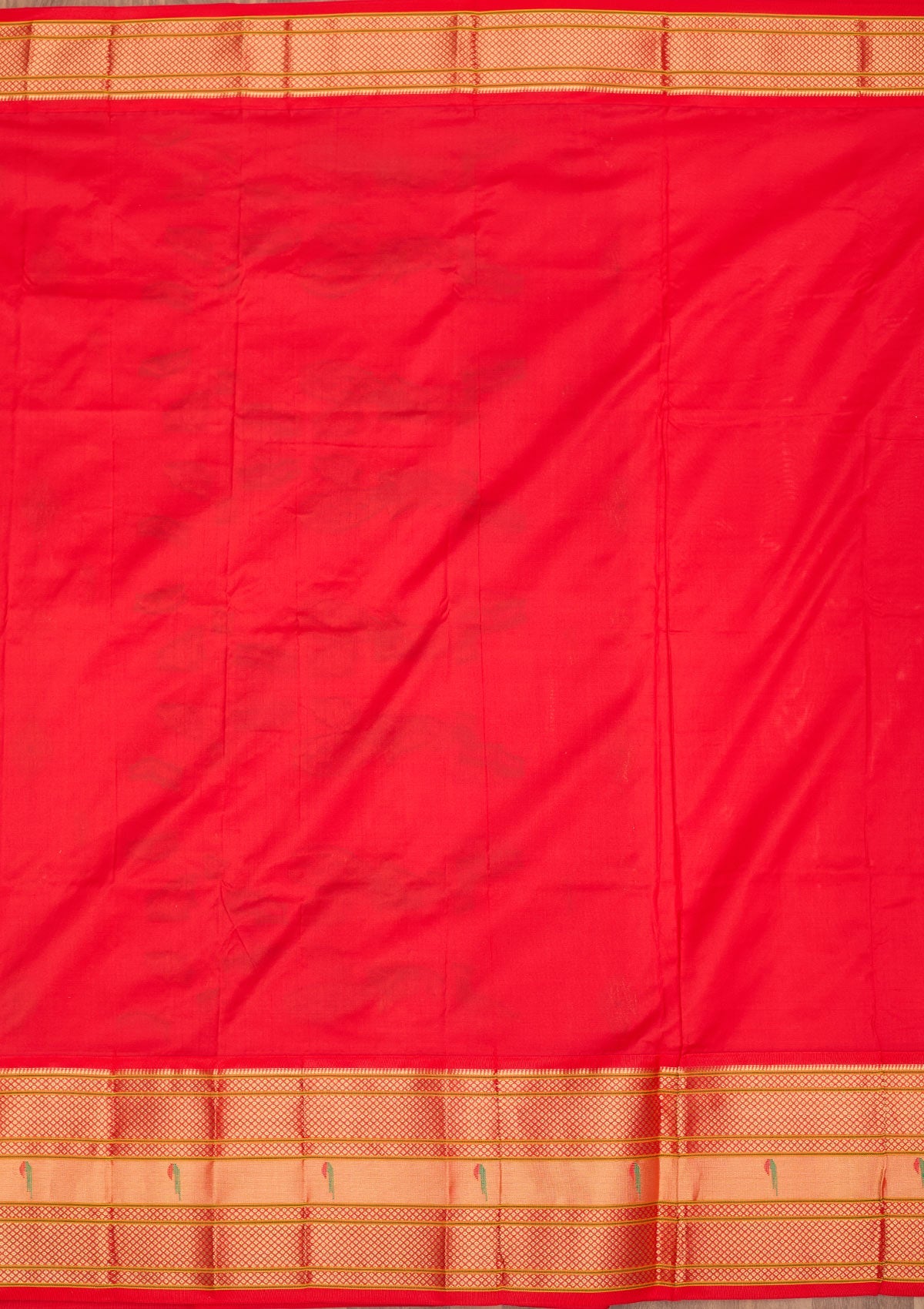 Peach Zariwork Pure Silk Saree-Koskii