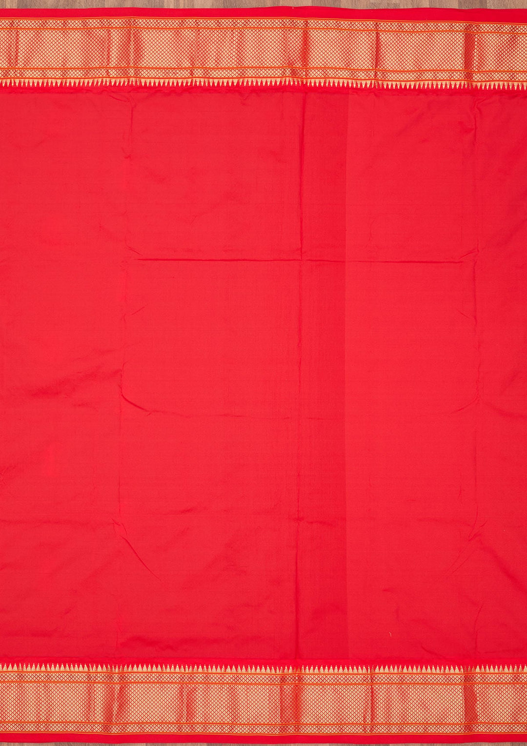 Bottle Green Zariwork Pure Silk Saree-Koskii