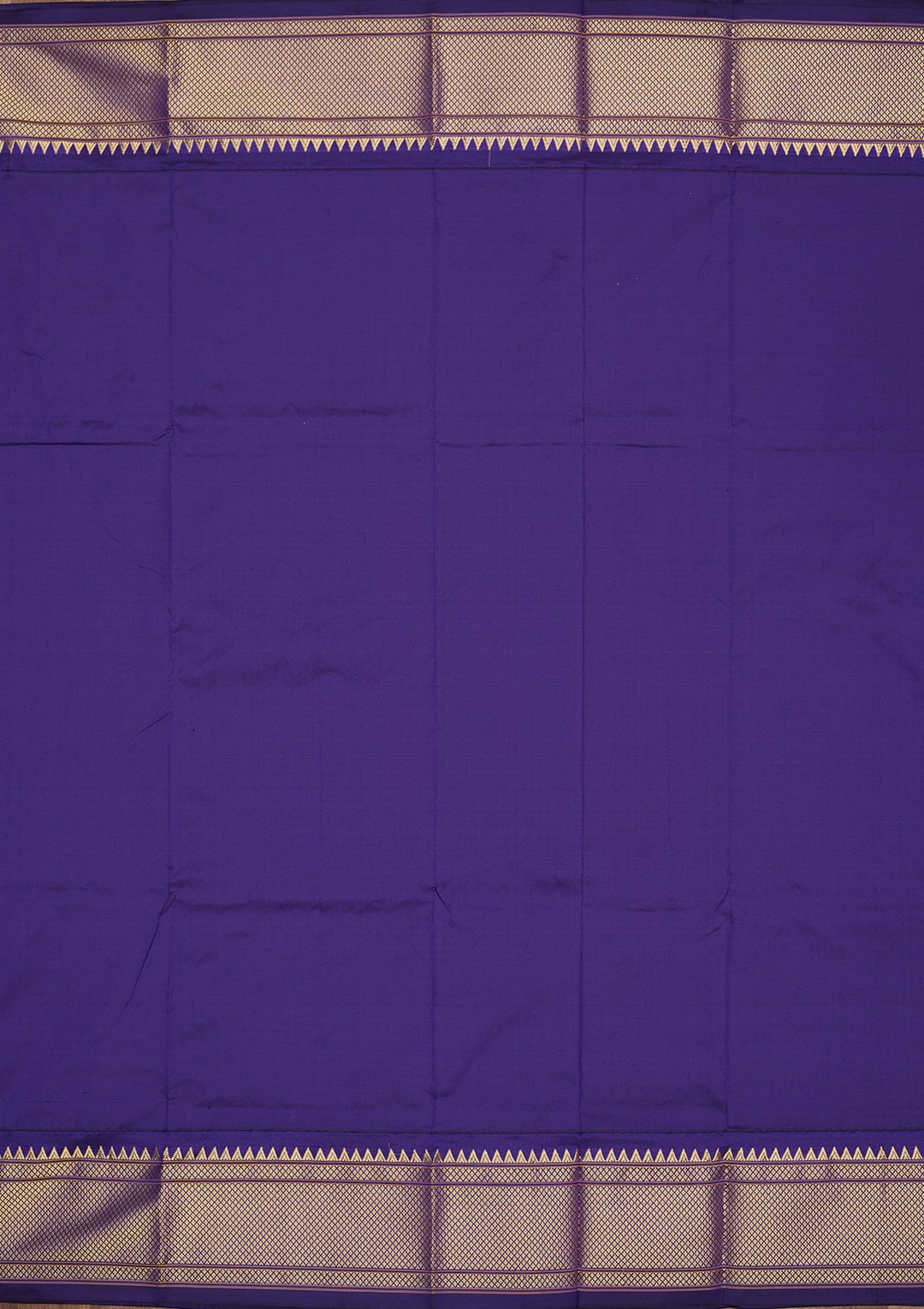 Magenta Pink Zariwork Pure Silk Saree-Koskii