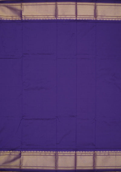 Magenta Pink Zariwork Pure Silk Saree-Koskii