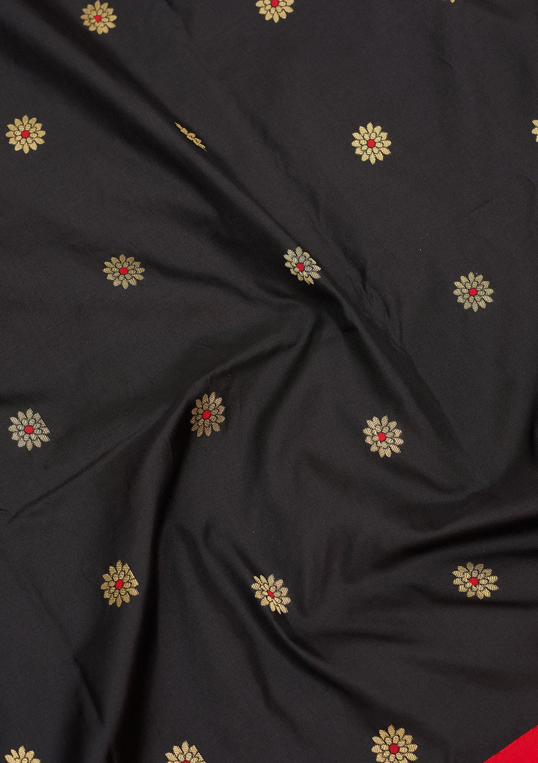 Black Zariwork Pure Silk Saree-Koskii