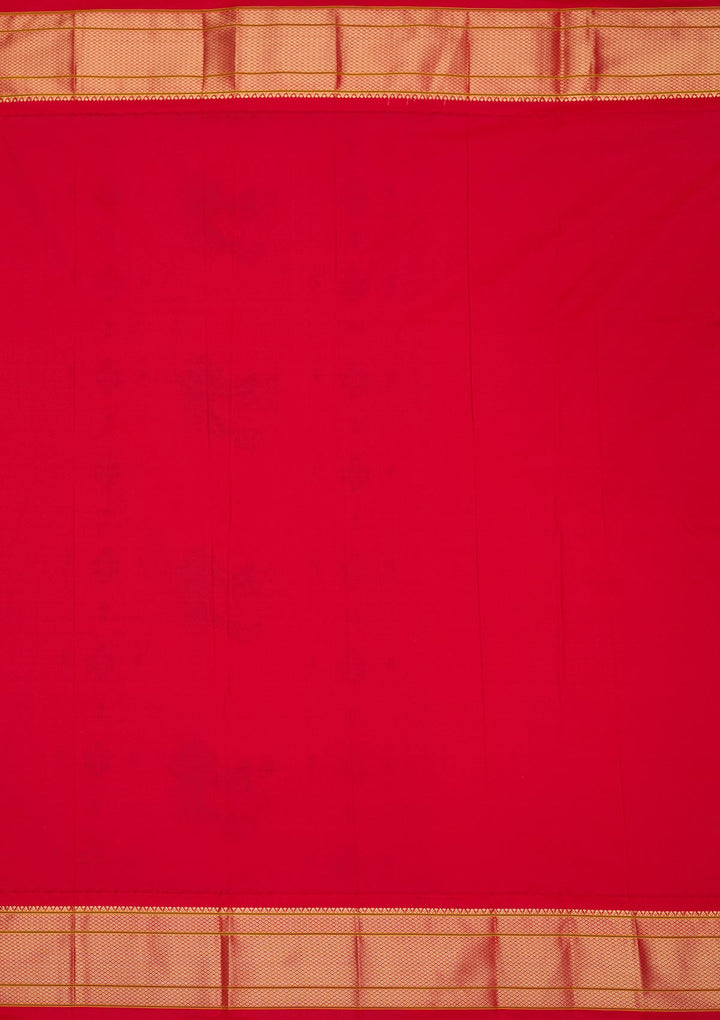 Gold Zariwork Pure Silk Saree-Koskii