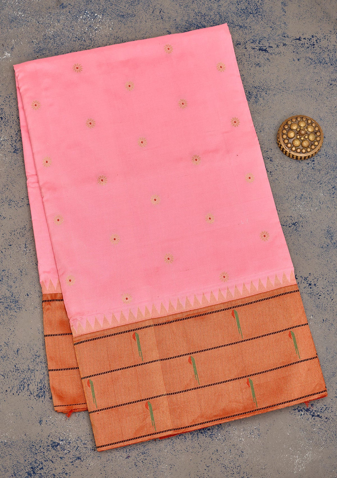 Pink Zariwork Pure Silk Saree-Koskii