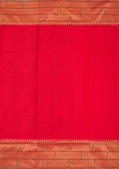Pink Zariwork Pure Silk Saree-Koskii