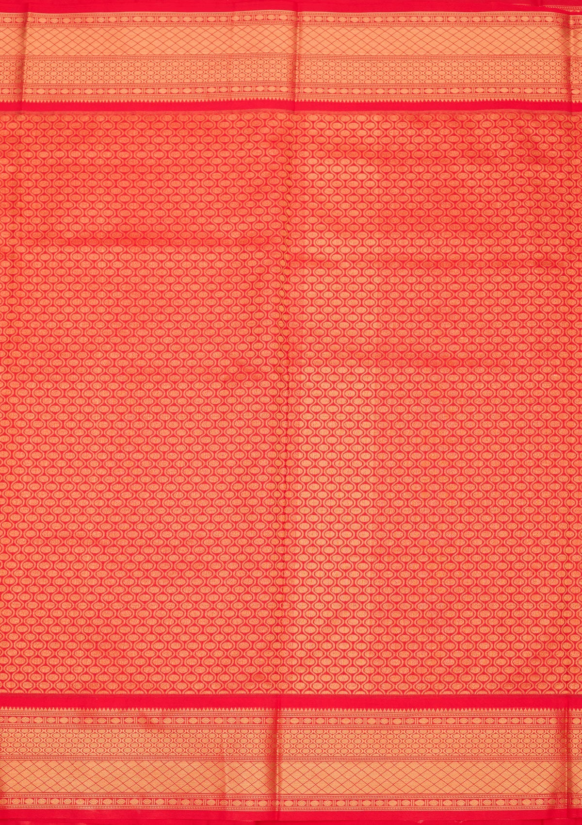 Orange Zariwork Pure Silk Saree-Koskii