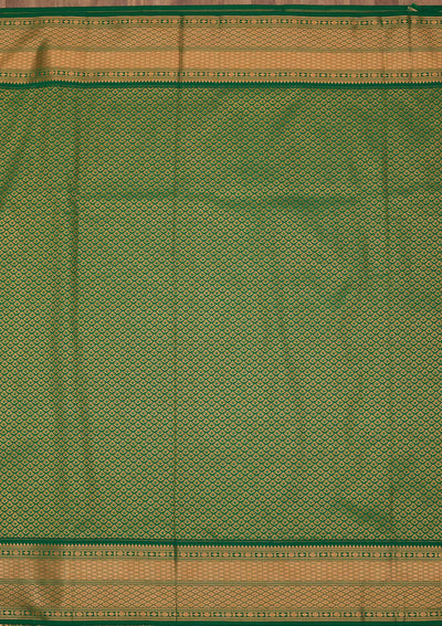 Rani Pink Zariwork Pure Silk Saree-Koskii