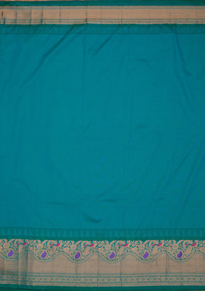 Grey Zariwork Pure Silk Saree-Koskii