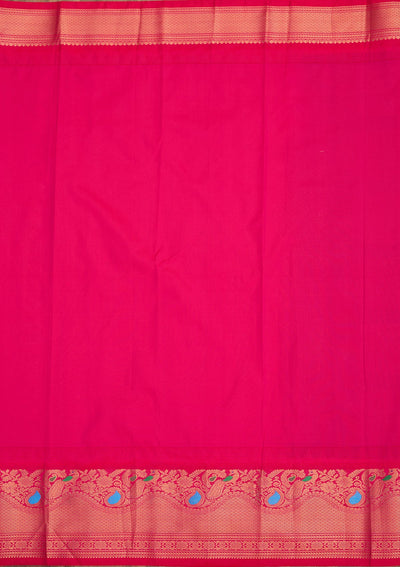 Lavender Zariwork Pure Silk Saree-Koskii