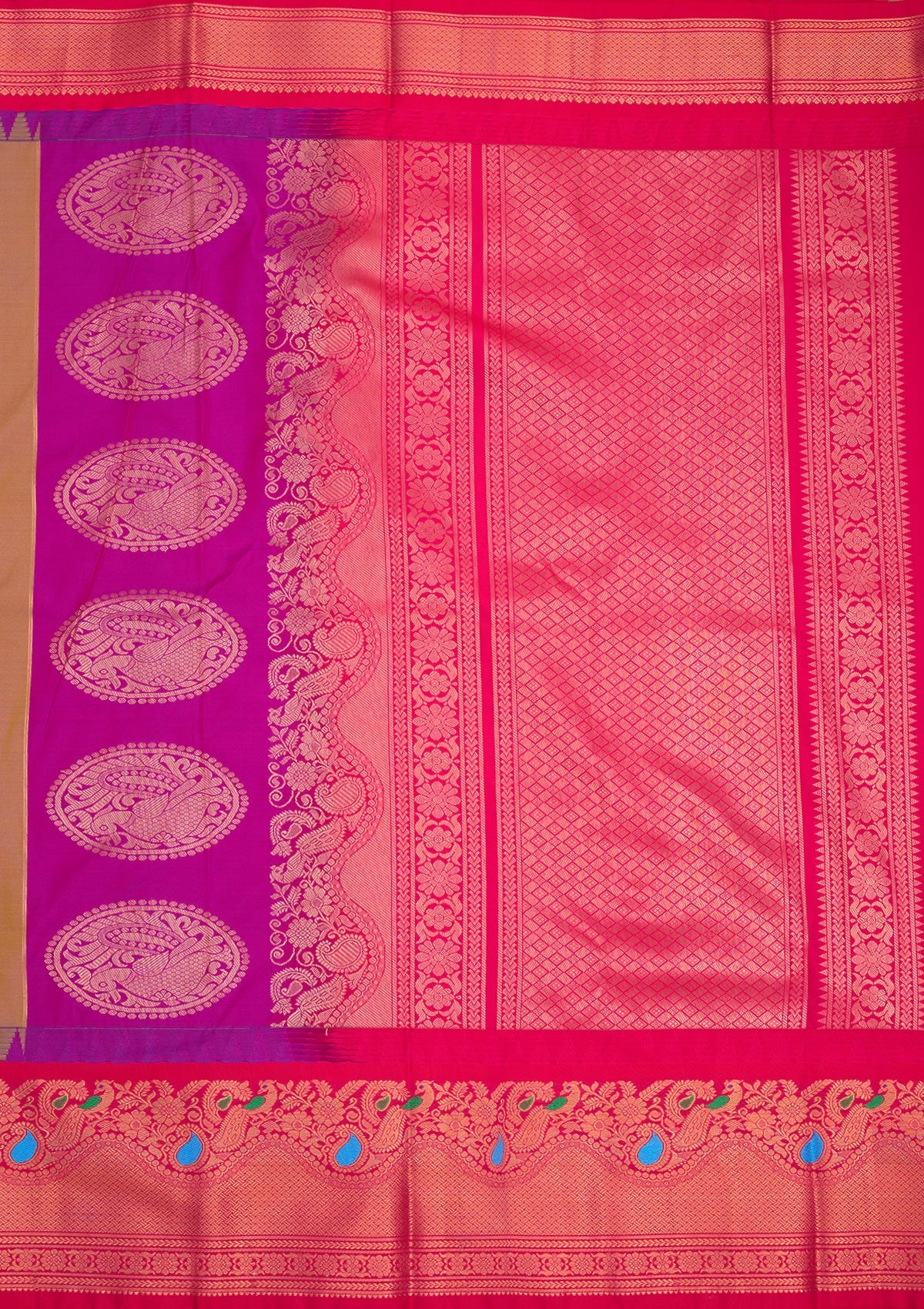 Light Brown Zariwork Pure Silk Saree-Koskii
