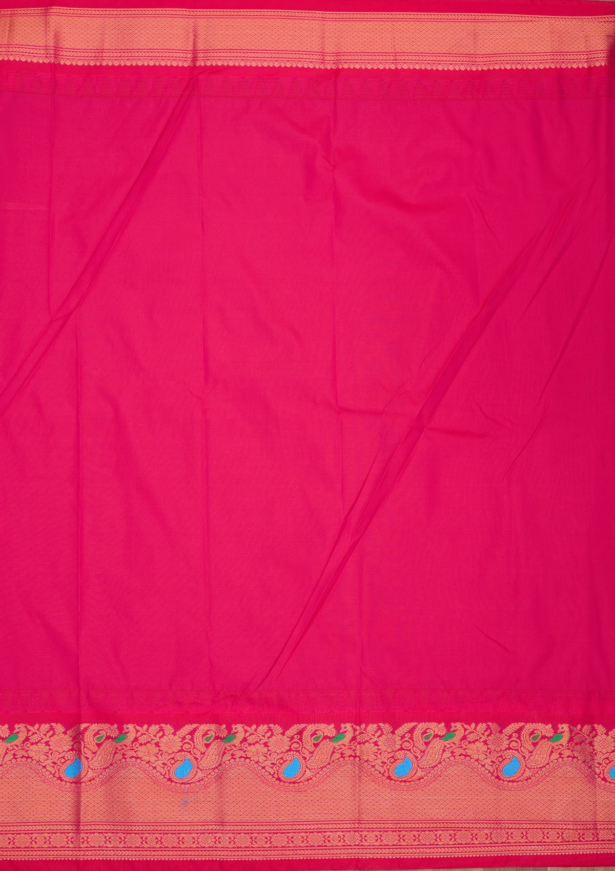Light Brown Zariwork Pure Silk Saree-Koskii