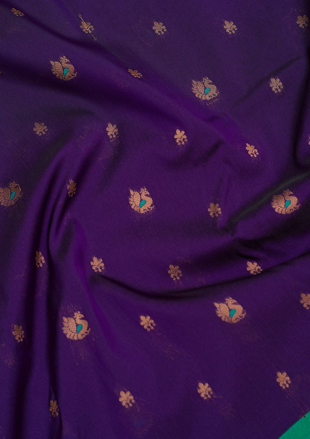 Royal Blue Zariwork Pure Silk Saree-Koskii