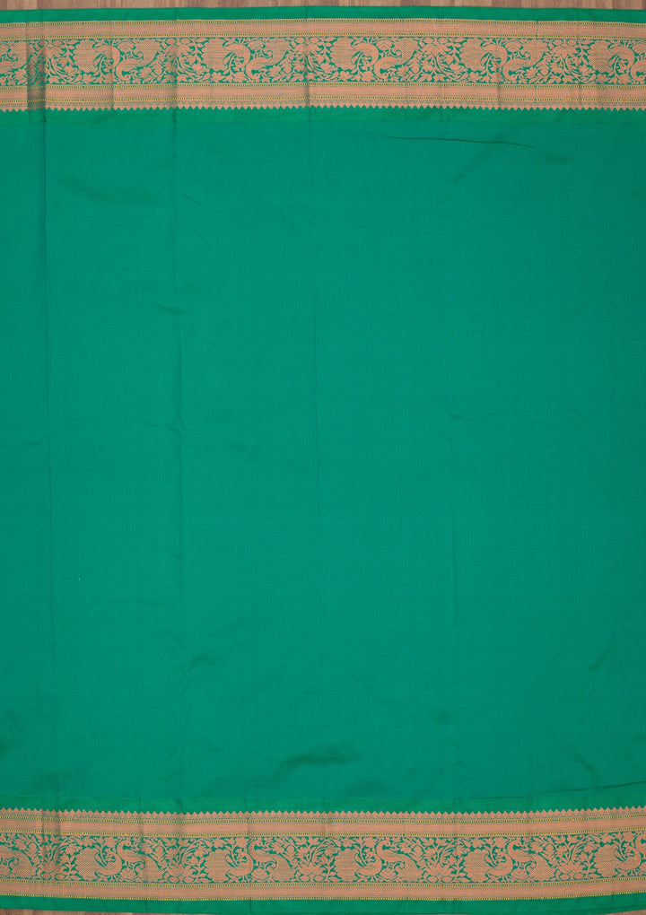 Royal Blue Zariwork Pure Silk Saree-Koskii