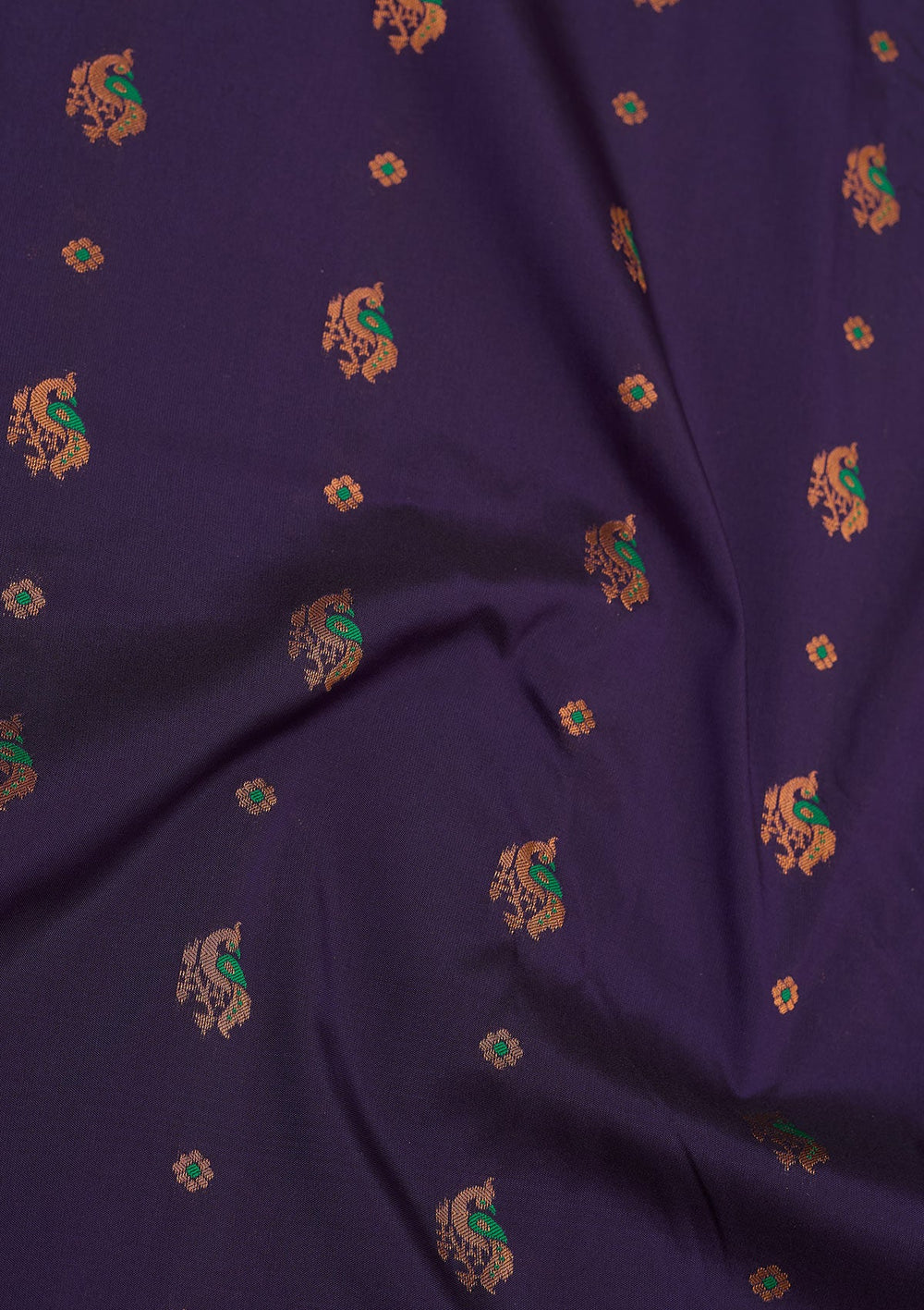 Royal Blue Zariwork Pure Silk Saree-Koskii