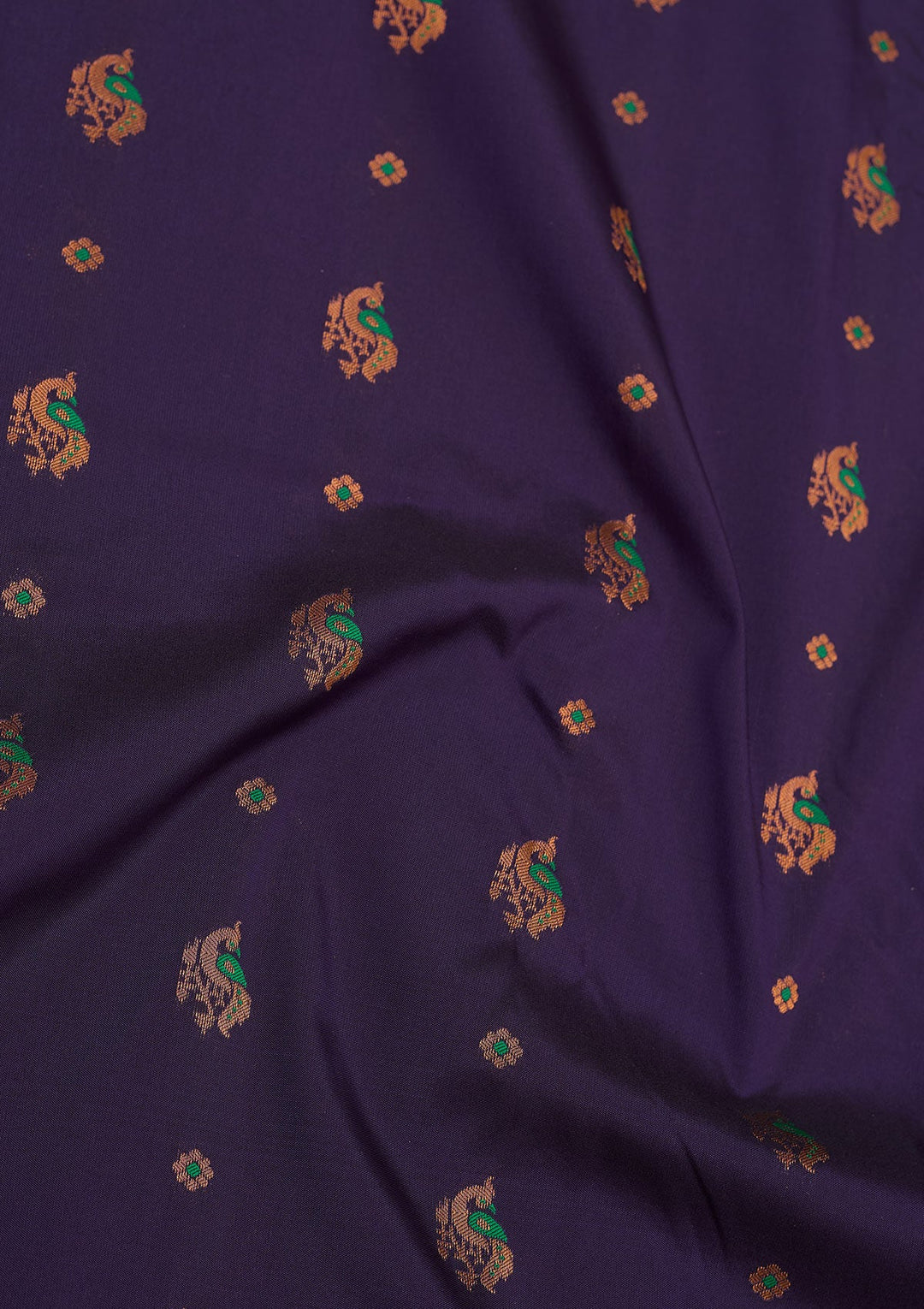 Royal Blue Zariwork Pure Silk Saree-Koskii