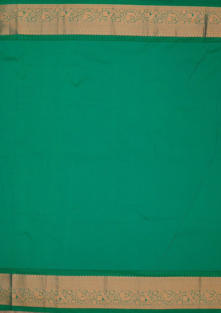 Royal Blue Zariwork Pure Silk Saree-Koskii