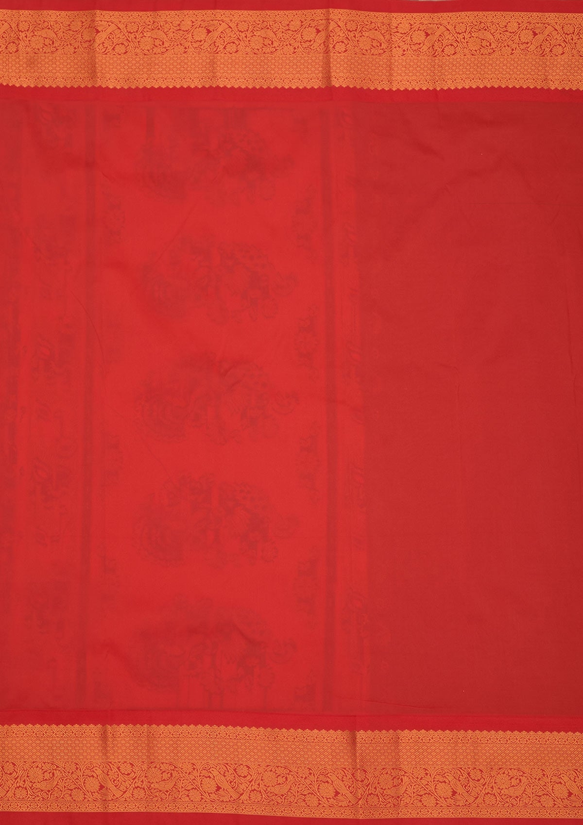 Wine Zariwork Pure Silk Saree-Koskii