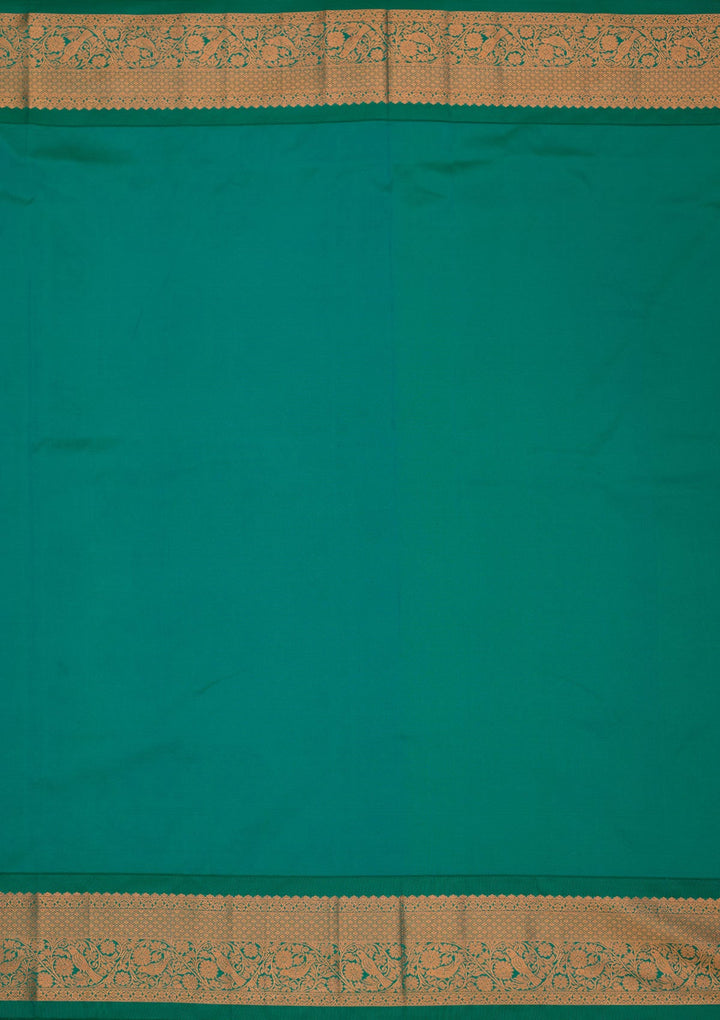 Yellow Zariwork Pure Silk Saree-Koskii