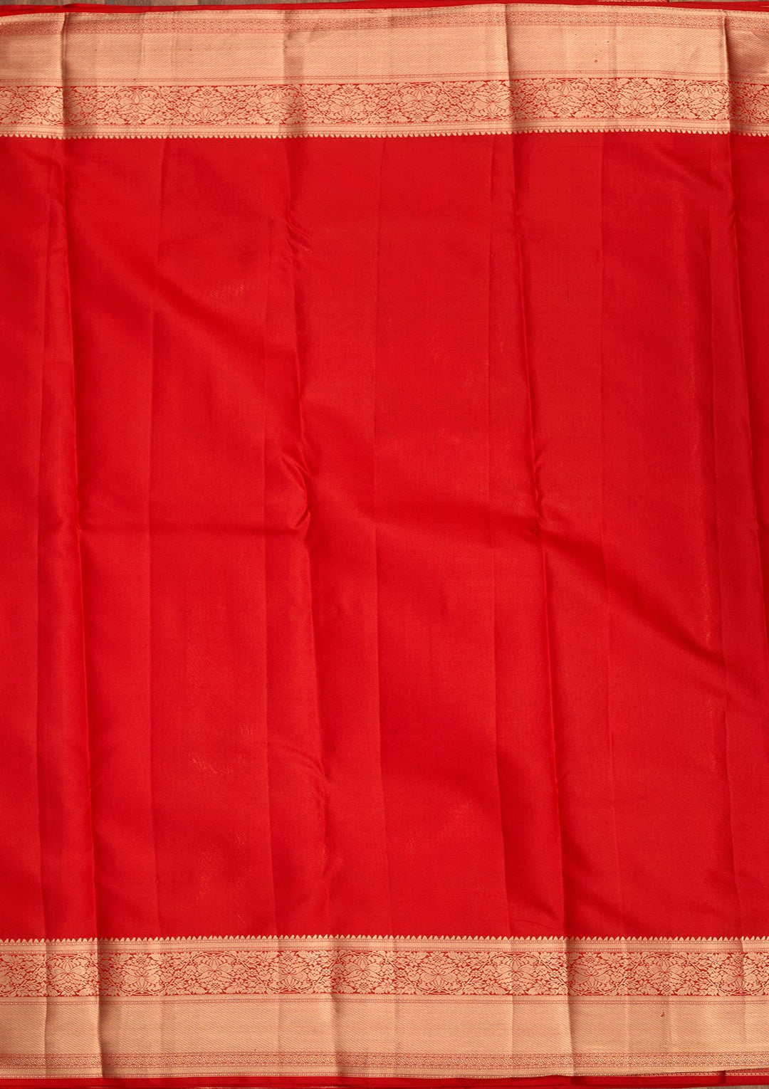 Red Zariwork Pure Silk Saree-Koskii