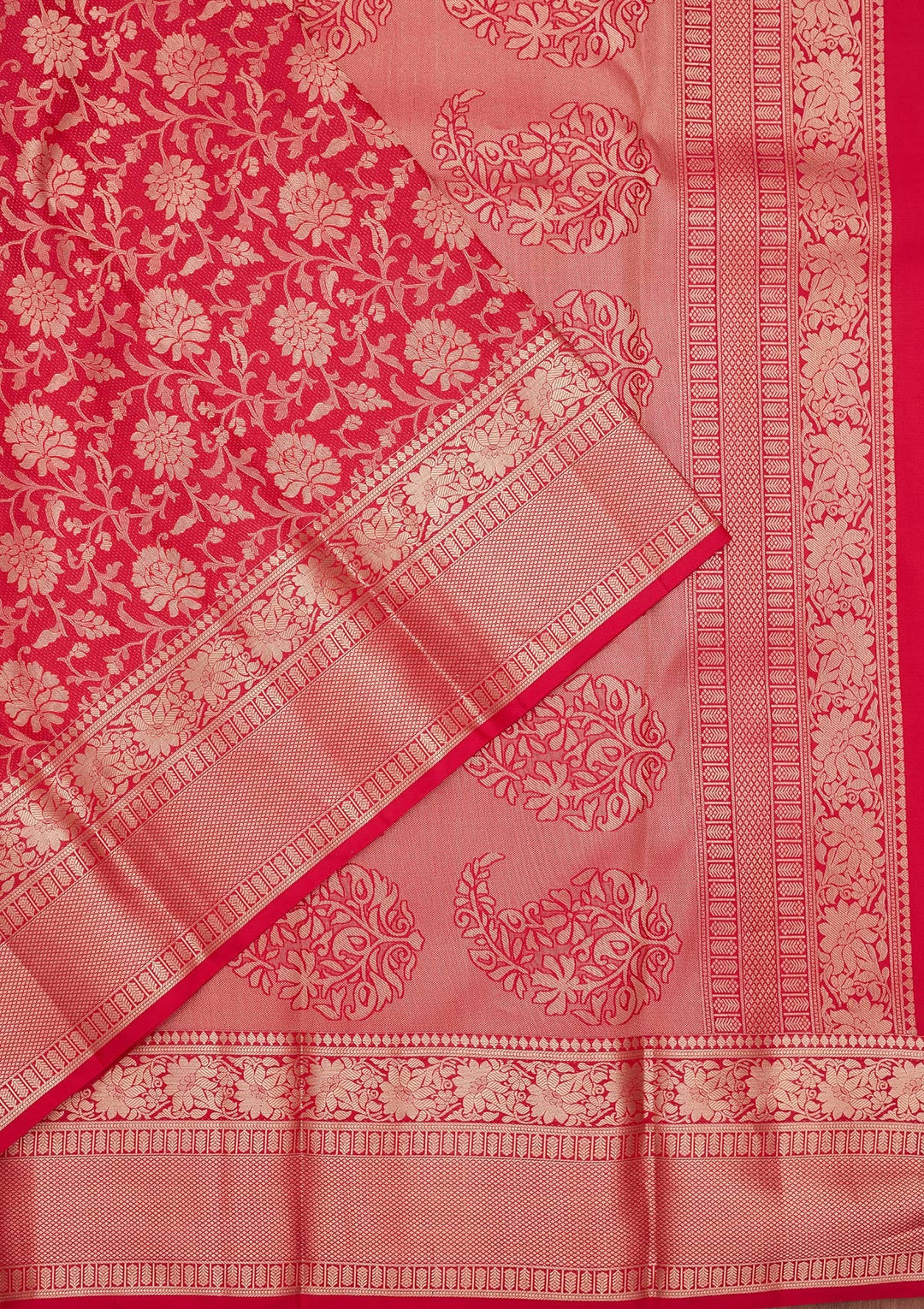 Red Zariwork Pure Silk Silk_Saree-koskii