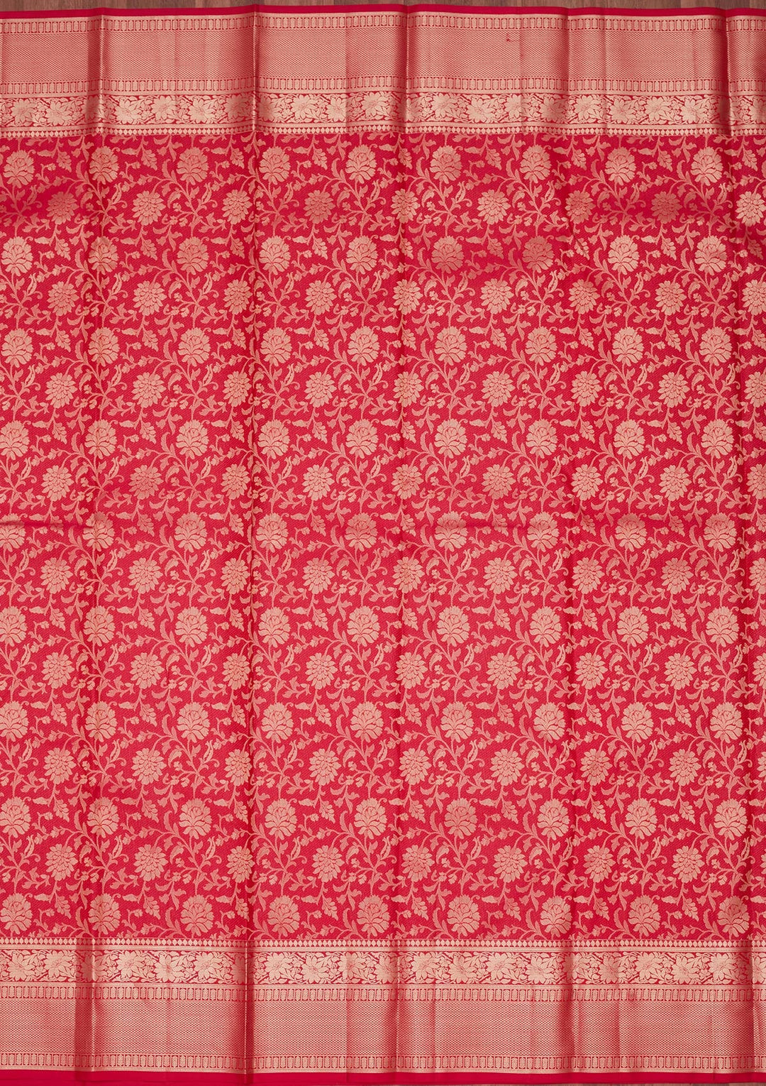 Red Zariwork Pure Silk Silk_Saree-koskii