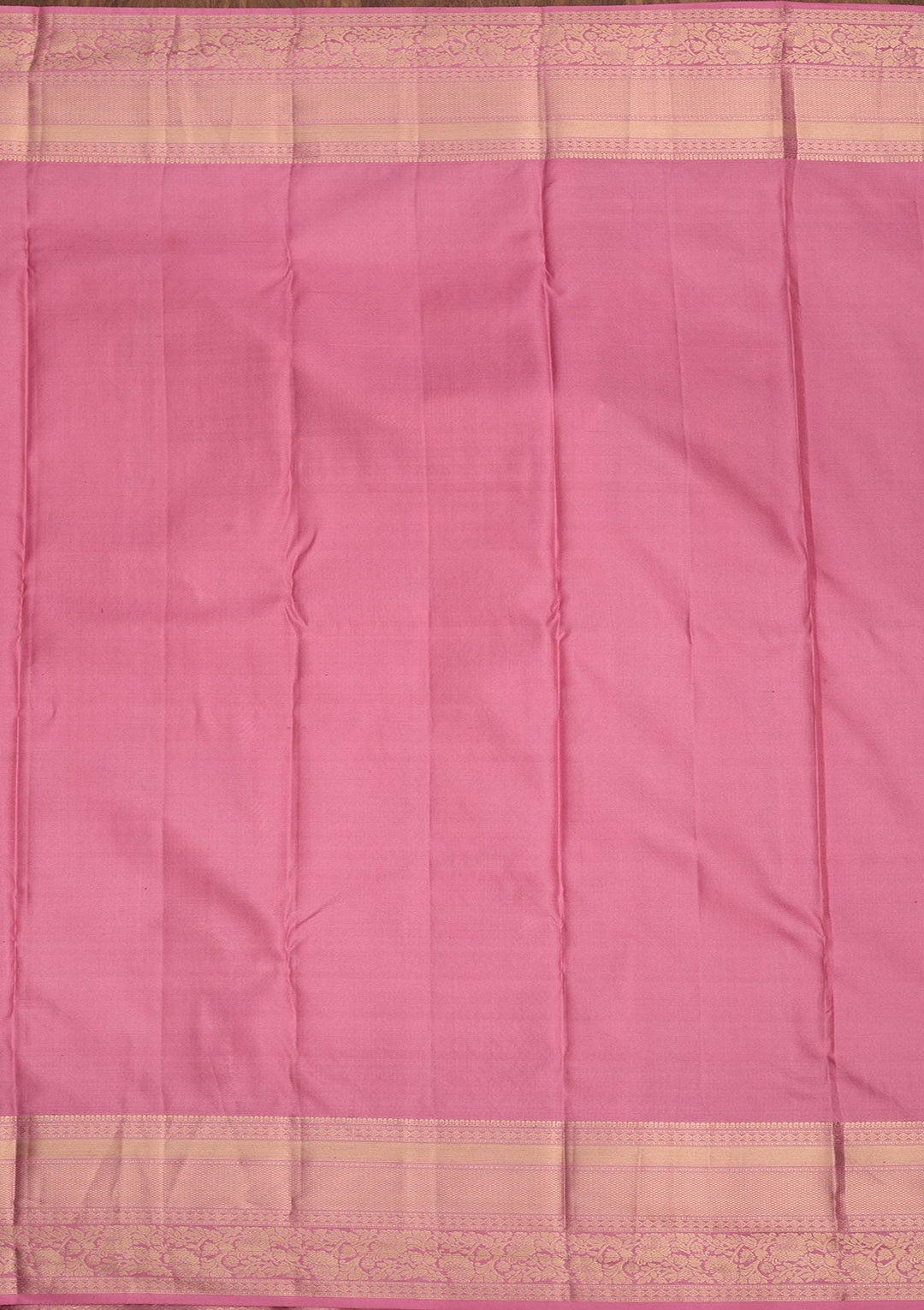 Baby Pink Zariwork Pure Silk Saree-Koskii