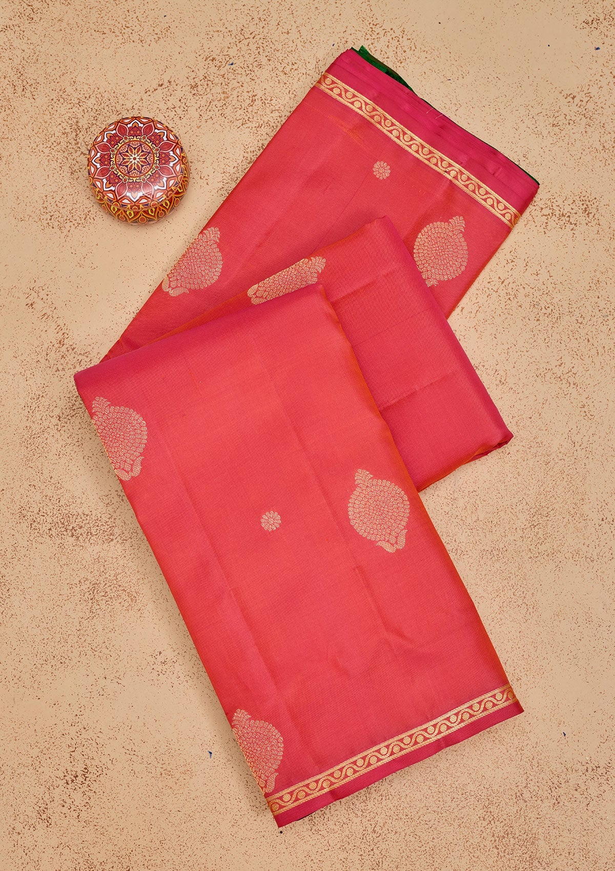 Pink Zariwork Pure Silk Saree-Koskii