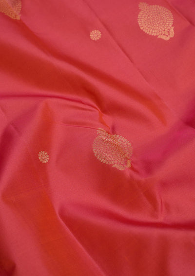 Pink Zariwork Pure Silk Saree-Koskii