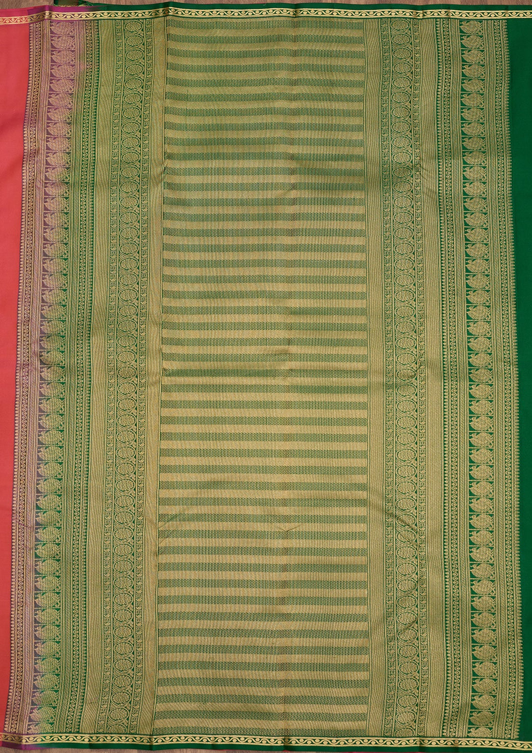 Pink Zariwork Pure Silk Saree-Koskii