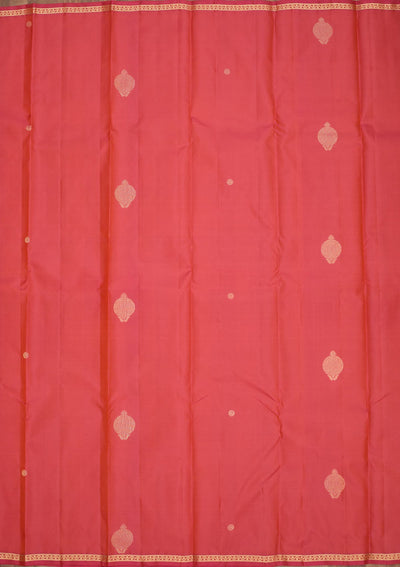 Pink Zariwork Pure Silk Saree-Koskii