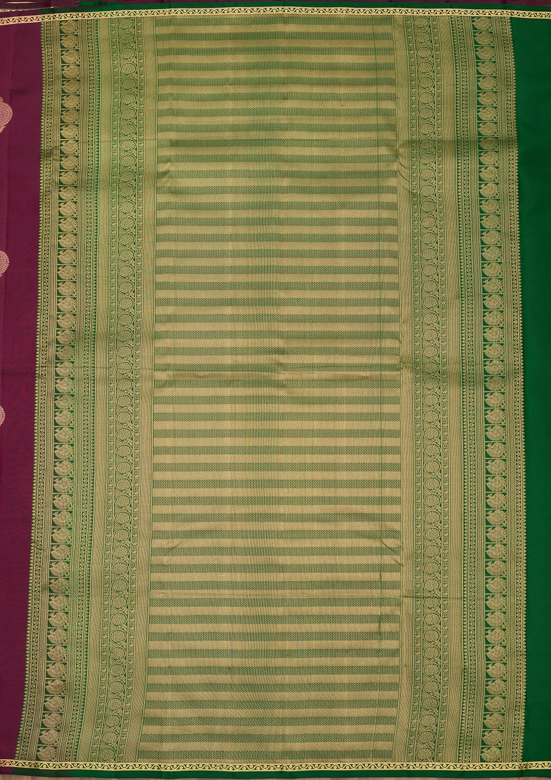 Purple Zariwork Pure Silk Saree-Koskii