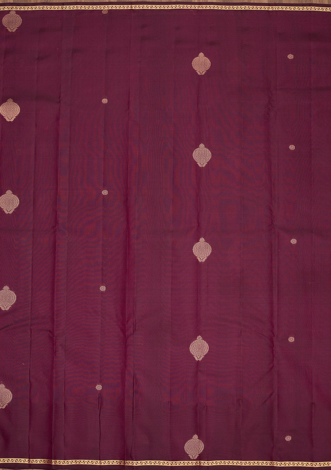 Purple Zariwork Pure Silk Saree-Koskii