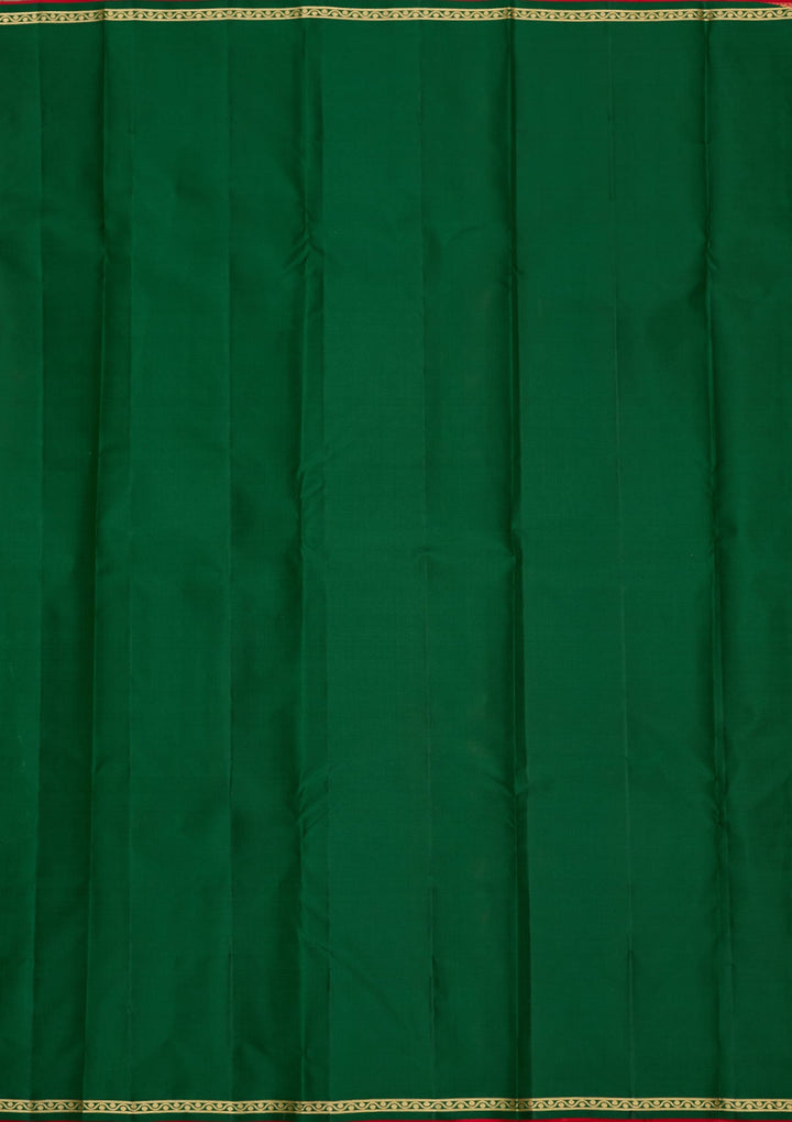 Red Zariwork Pure Silk Saree-Koskii