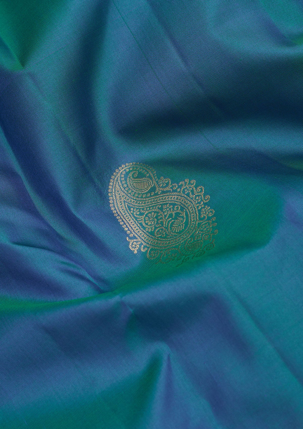 Royal Blue Zariwork Pure Silk Saree-Koskii