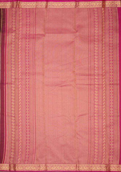 Dark Maroon Zariwork Pure Silk Saree-Koskii