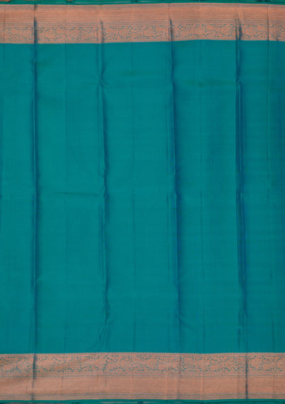 Peach Zariwork Pure Silk Saree-Koskii