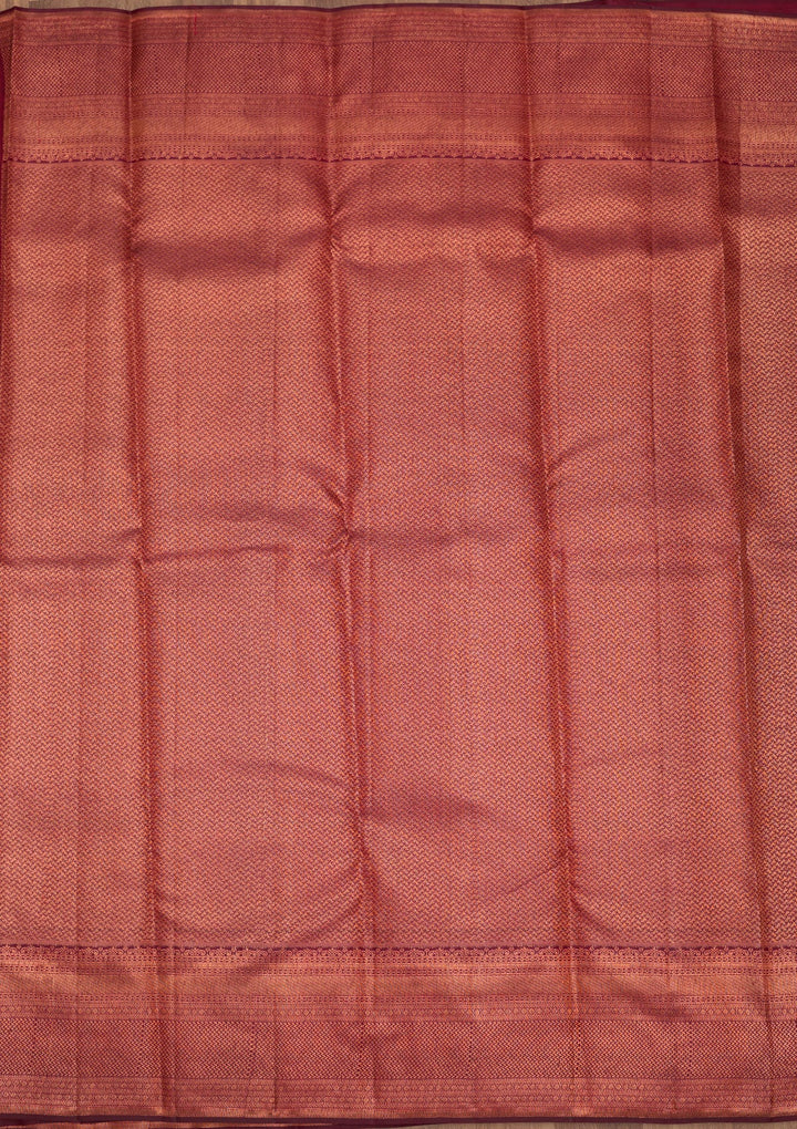 Light Grey Zariwork Pure Silk Saree-Koskii